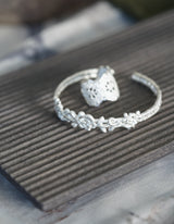 ROSE LACE BANGLE