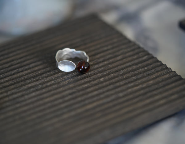 SPOON & AGATE RING