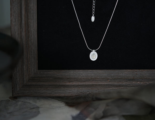 BASIC CENTER AGATE NECKLACE