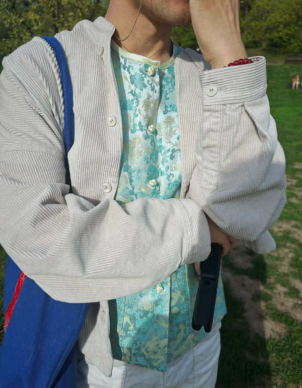 LOONG WEN BLUE VEST