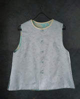 LOONG WEN BLUE VEST