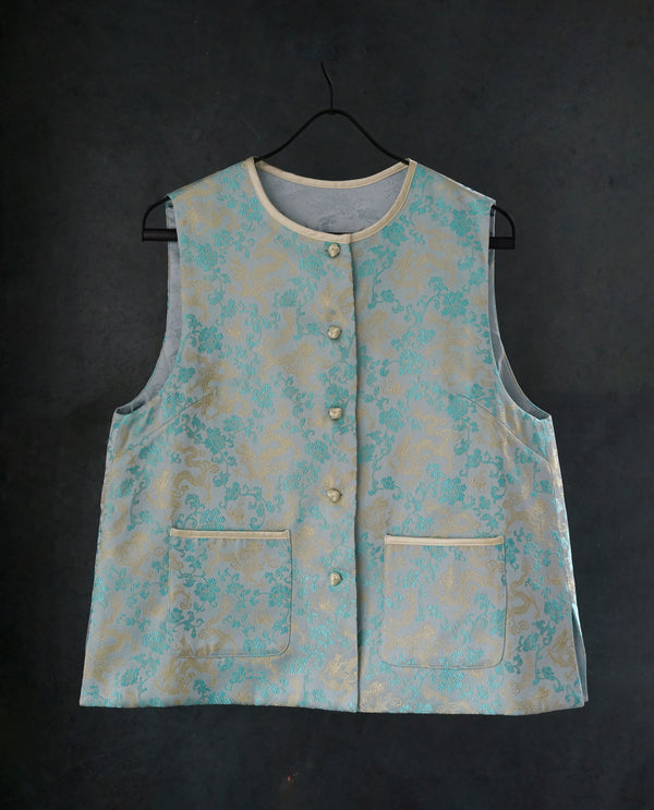 LOONG WEN BLUE VEST