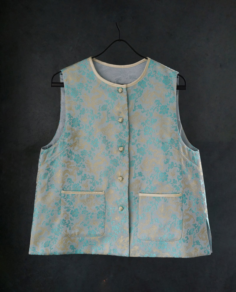 LOONG WEN BLUE VEST