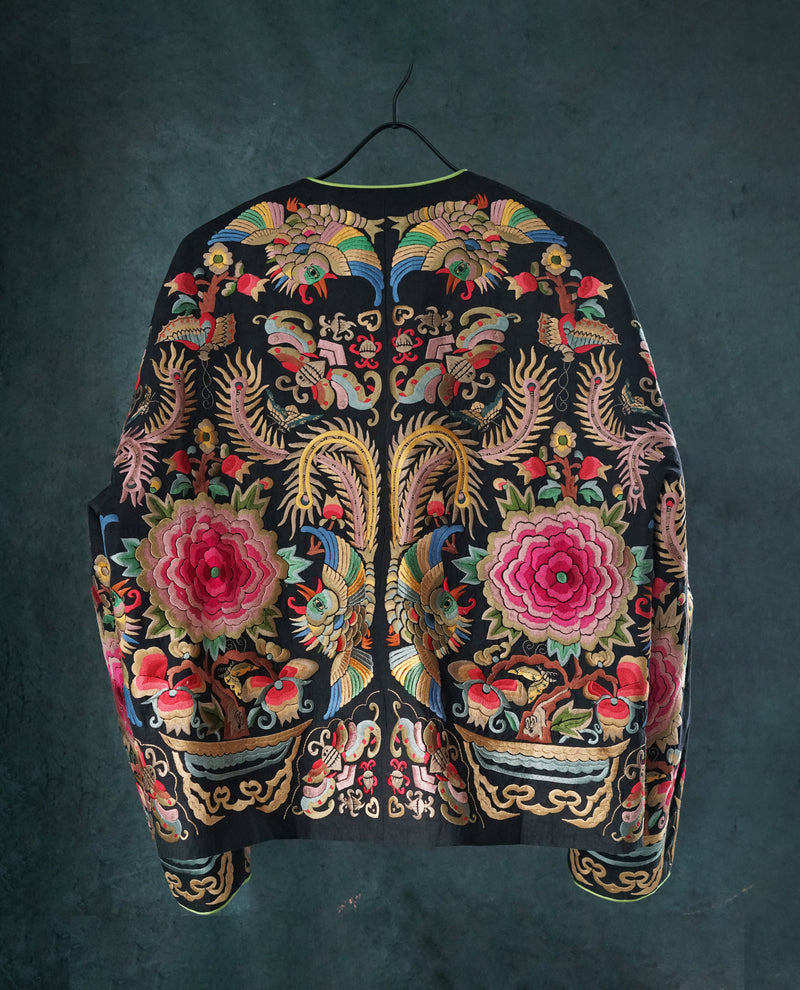 MU DAN FENG NIAO WEN EMBROIDERED JACKET